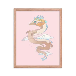 Light Dragon | Framed poster | Titty Tea Zelda