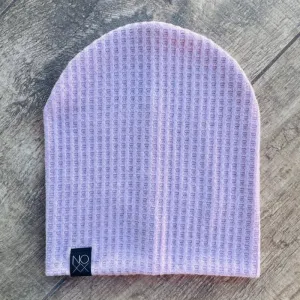 Lilac | Cozy Waffle Knit Beanie