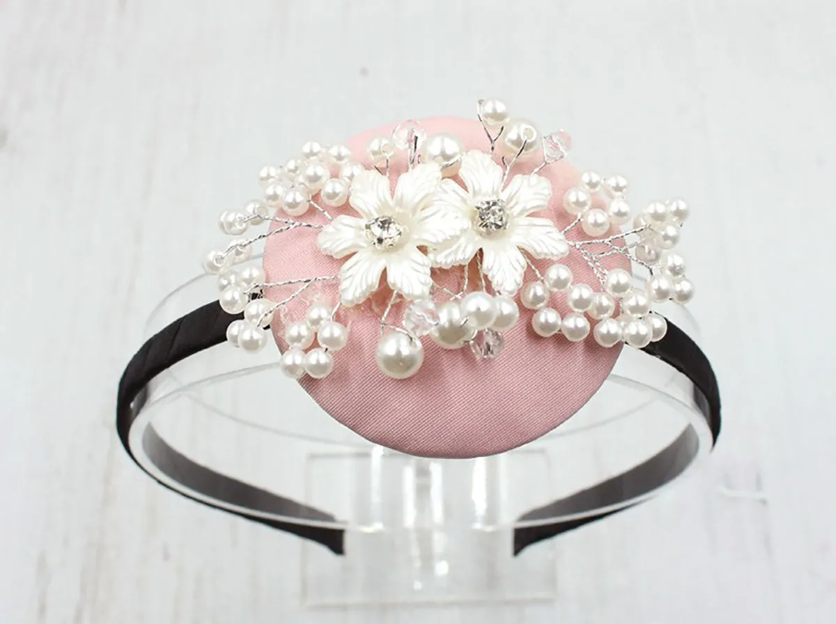Lily Pearl Floral Hairband (3 Colors)