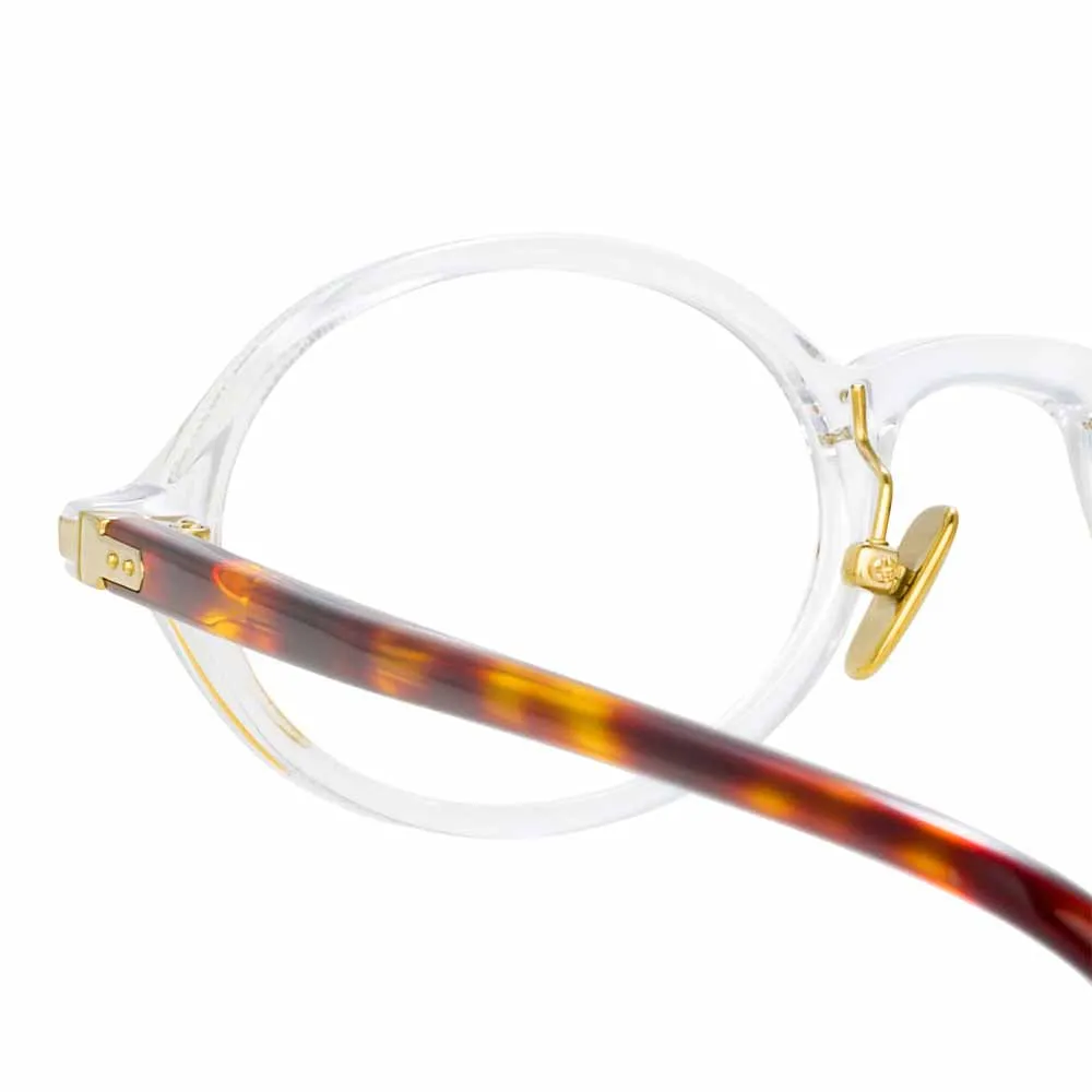 Linda Farrow Linear Eaves A C3 Oval Optical Frame