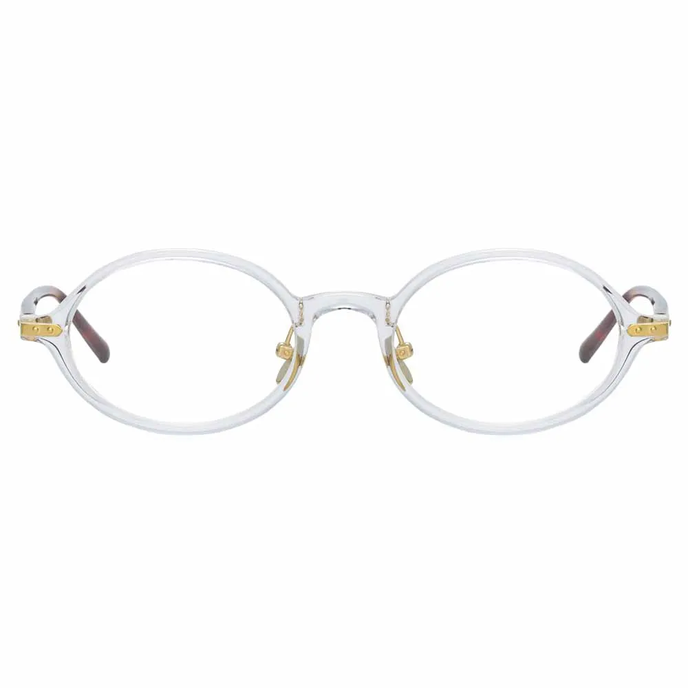 Linda Farrow Linear Eaves A C3 Oval Optical Frame