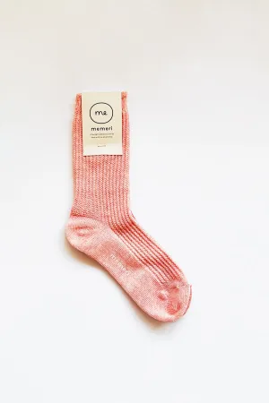Linen Ribbed Socks