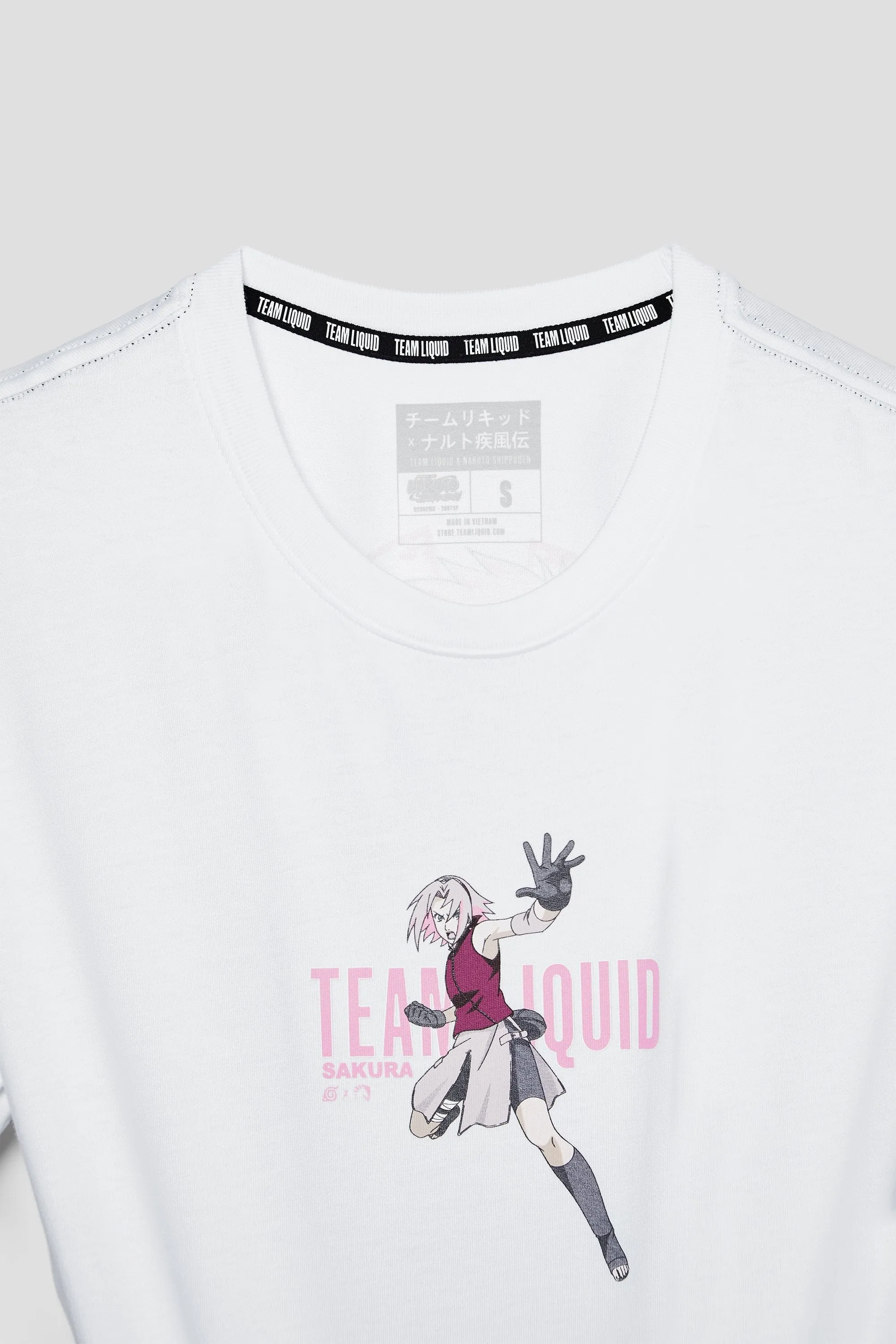 LIQUID x NARUTO SAKURA SHORT SLEEVE TEE