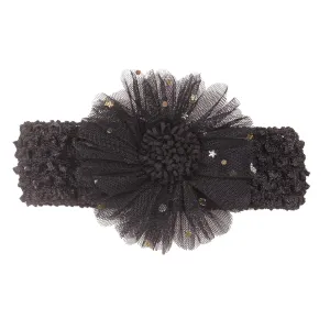 Little Girls Yoga Hair Band Toddler Infant Baby Boys Girls Solid Lace Flower Hairband Headwear Headband Elastics Hair