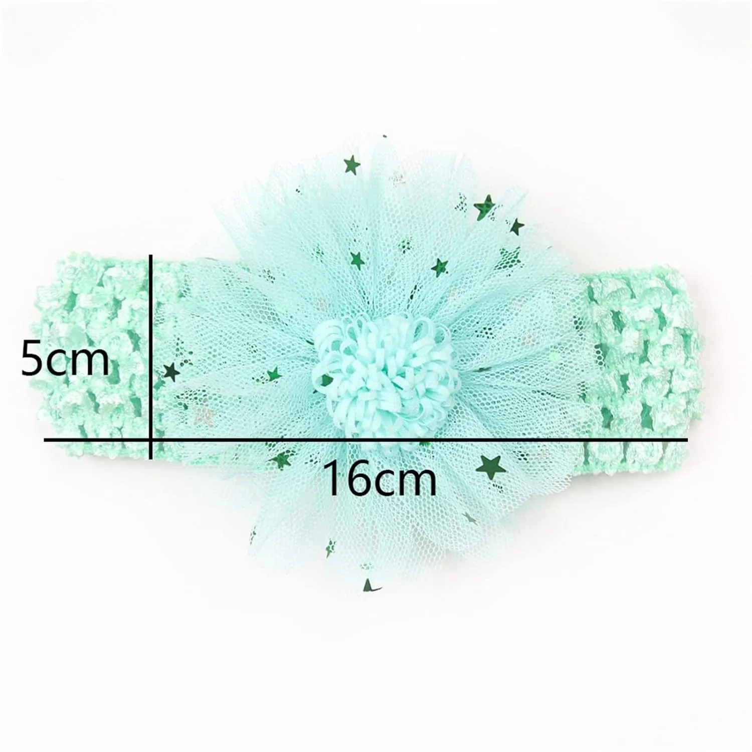Little Girls Yoga Hair Band Toddler Infant Baby Boys Girls Solid Lace Flower Hairband Headwear Headband Elastics Hair