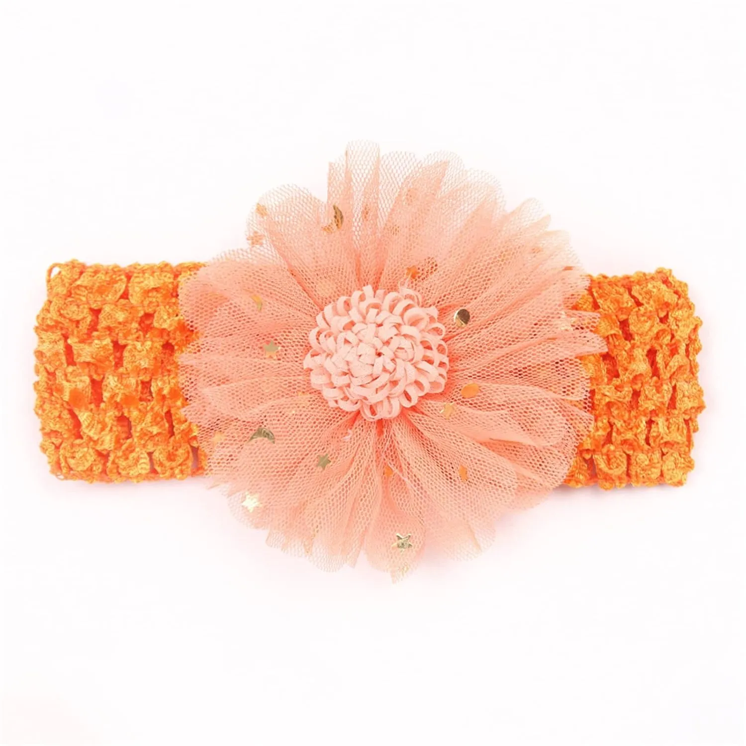 Little Girls Yoga Hair Band Toddler Infant Baby Boys Girls Solid Lace Flower Hairband Headwear Headband Elastics Hair