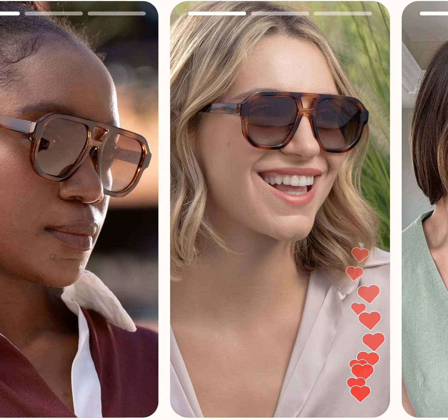 livho Trendy Polarized Square Aviator Sunglasses Women Men Square Eyewear Frame, Retro Sun Glasses for Women Men 2025 Shades
