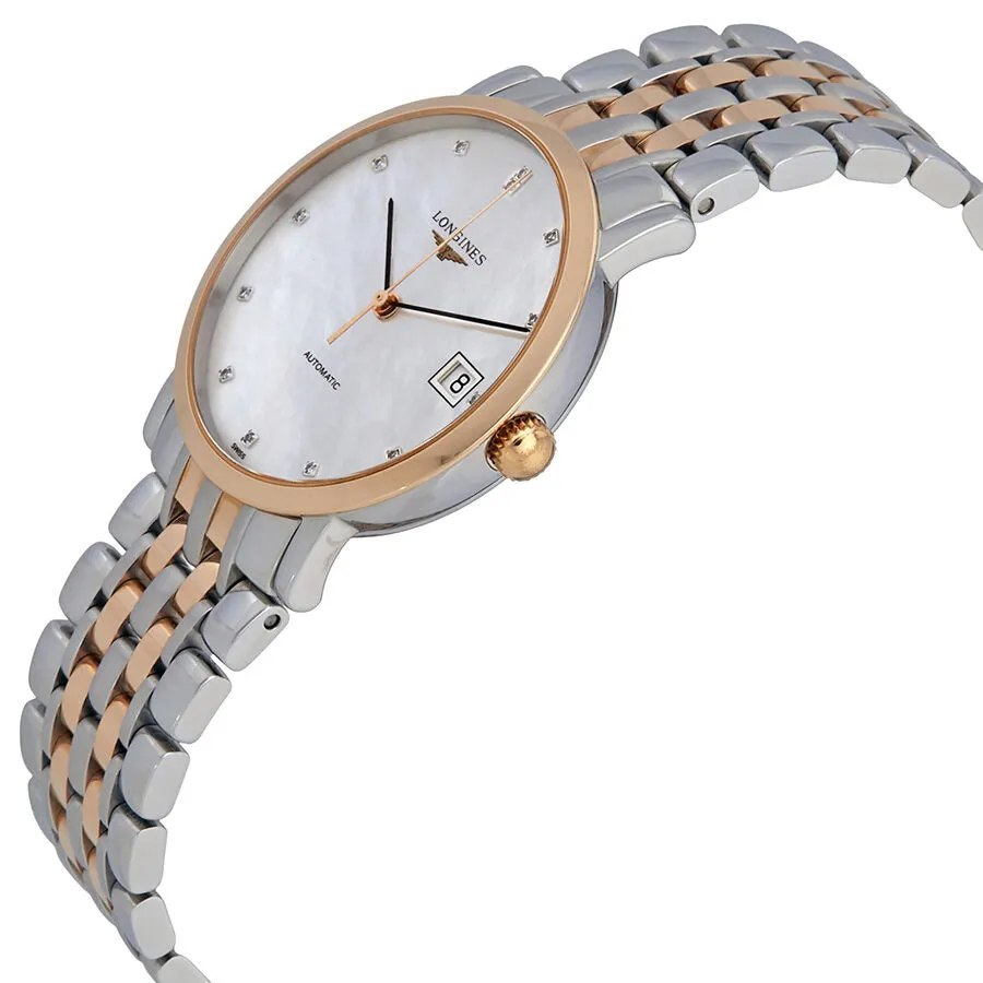 Longines Elegant Mother Of Pearl Dial Ladies Watch L48095877