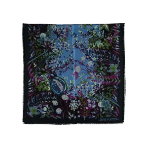 Louis Vuitton Floral Silk Scarf