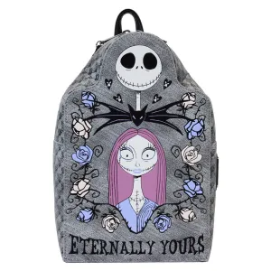Loungefly x Nightmare Before Christmas Jack & Sally Eternally Yours Tombstone Mini Backpack