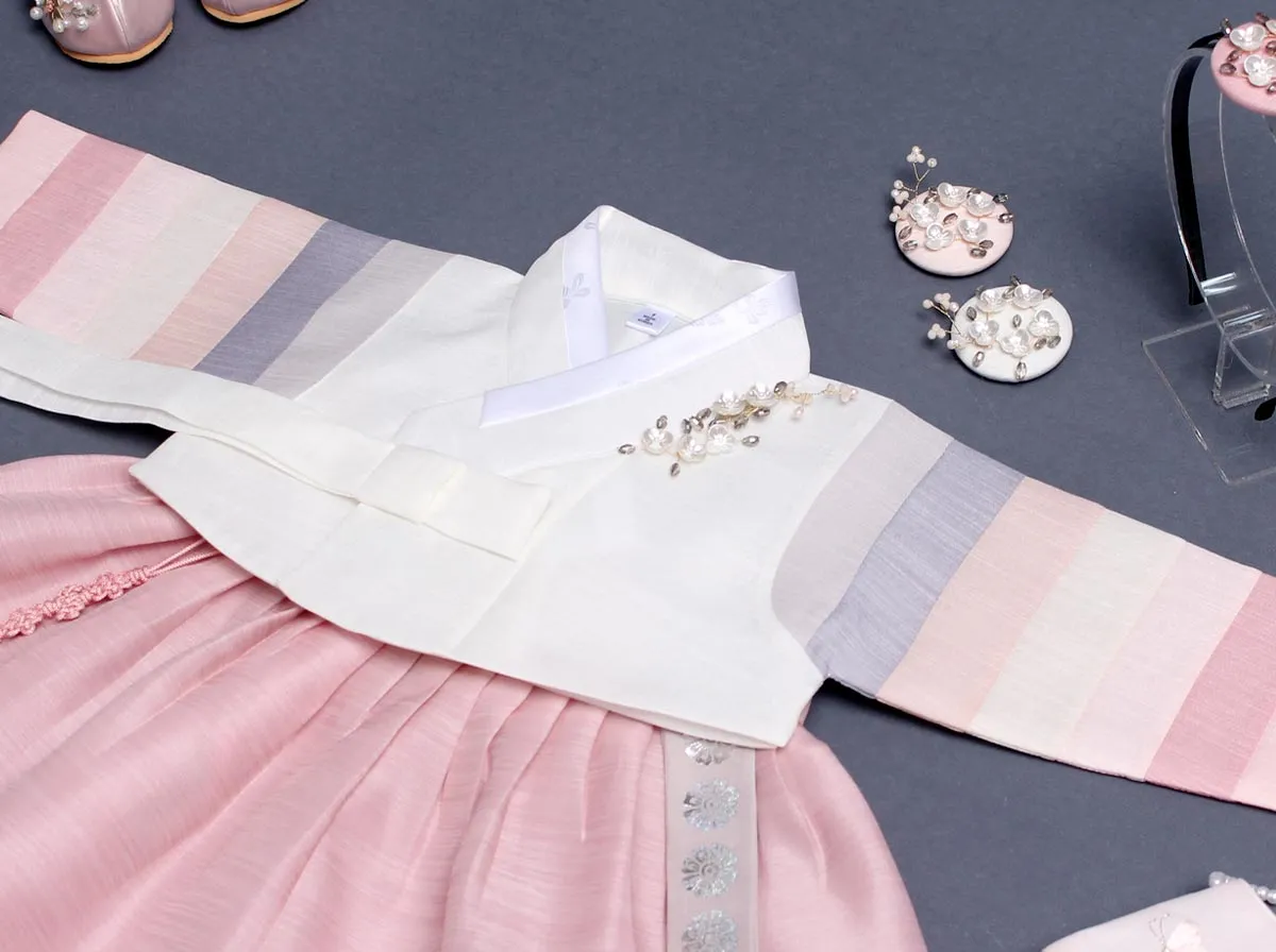 Lovely Pink Hanbok  Baby Girl