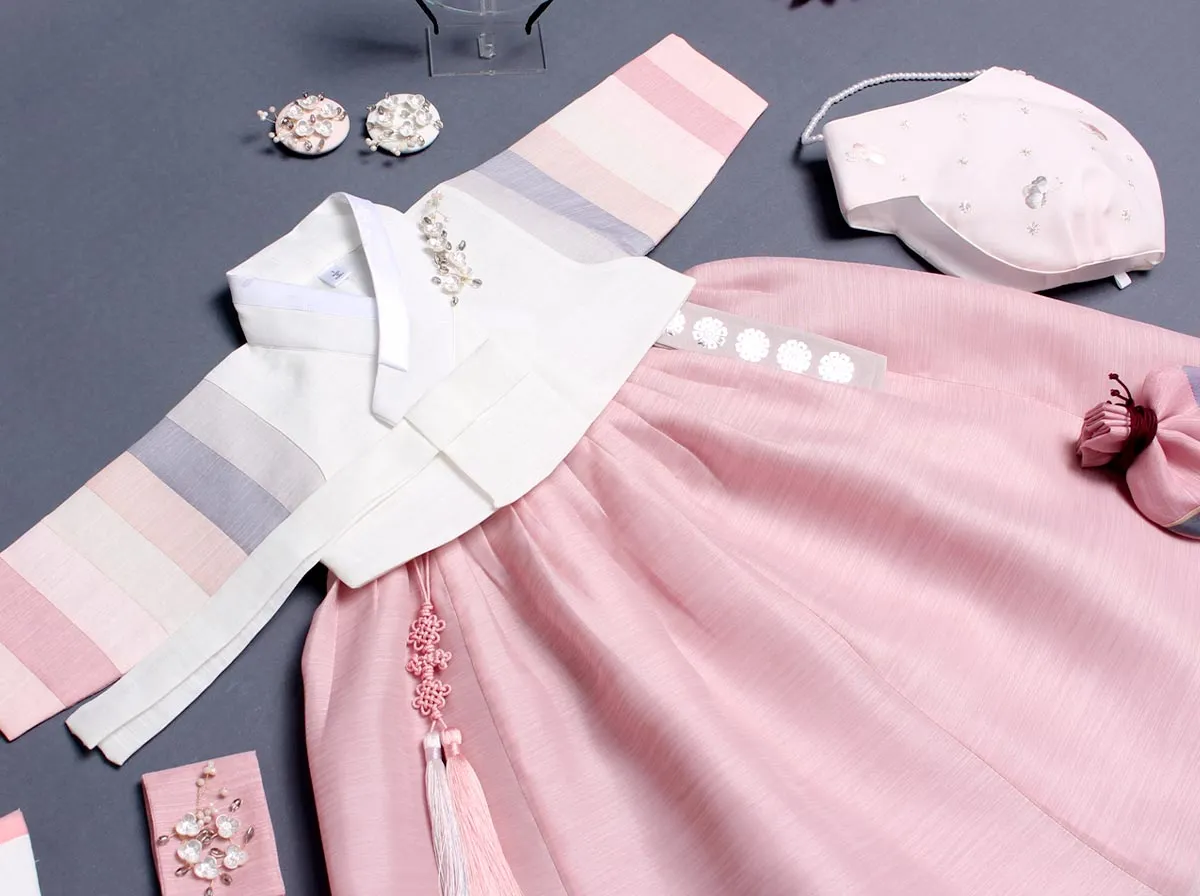 Lovely Pink Hanbok  Baby Girl