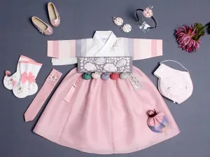 Lovely Pink Hanbok  Baby Girl