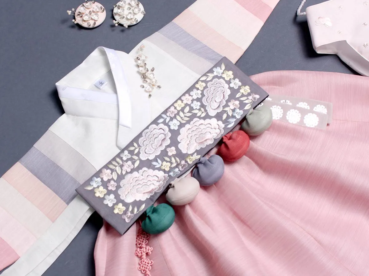 Lovely Pink Hanbok  Baby Girl