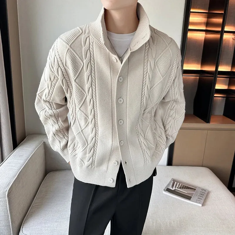 Luca Retro Knit Cardigan
