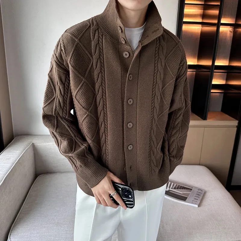 Luca Retro Knit Cardigan