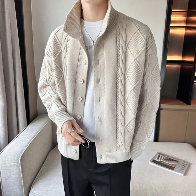 Luca Retro Knit Cardigan