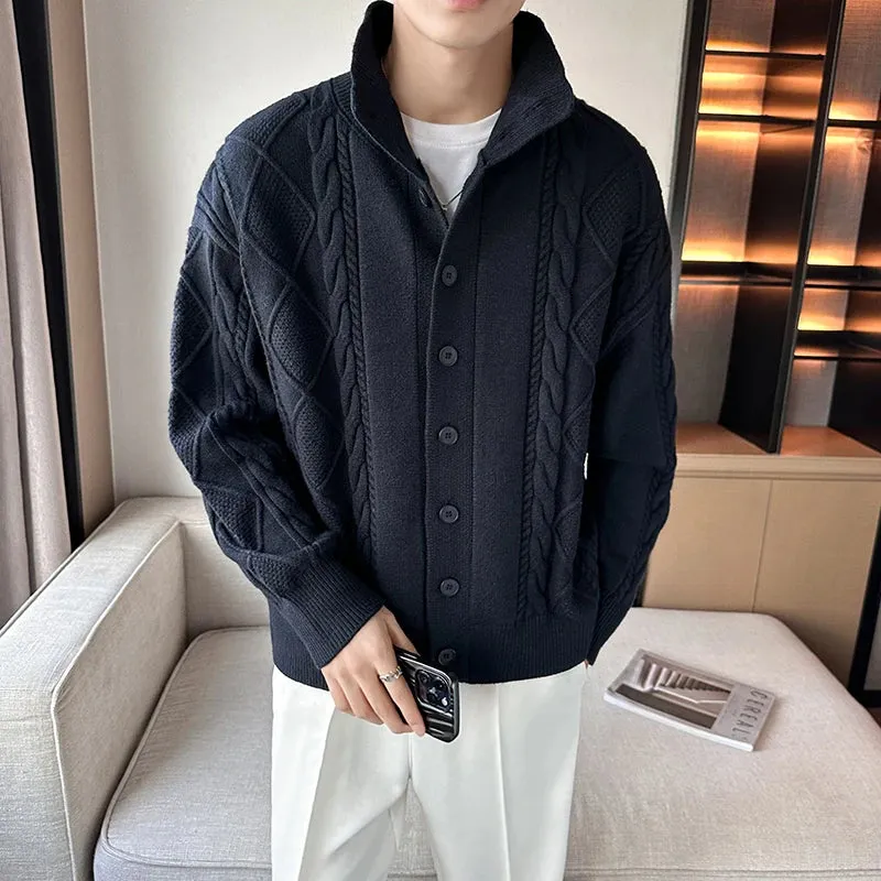 Luca Retro Knit Cardigan