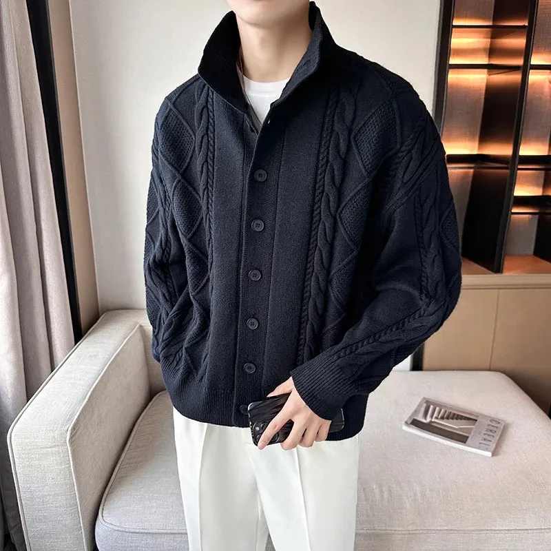 Luca Retro Knit Cardigan