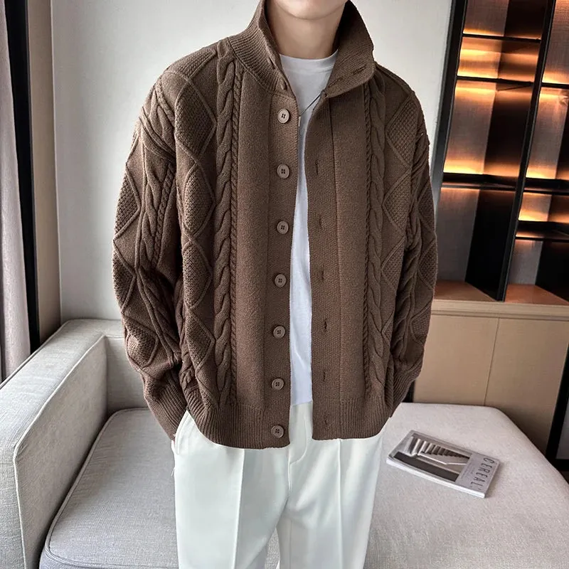 Luca Retro Knit Cardigan
