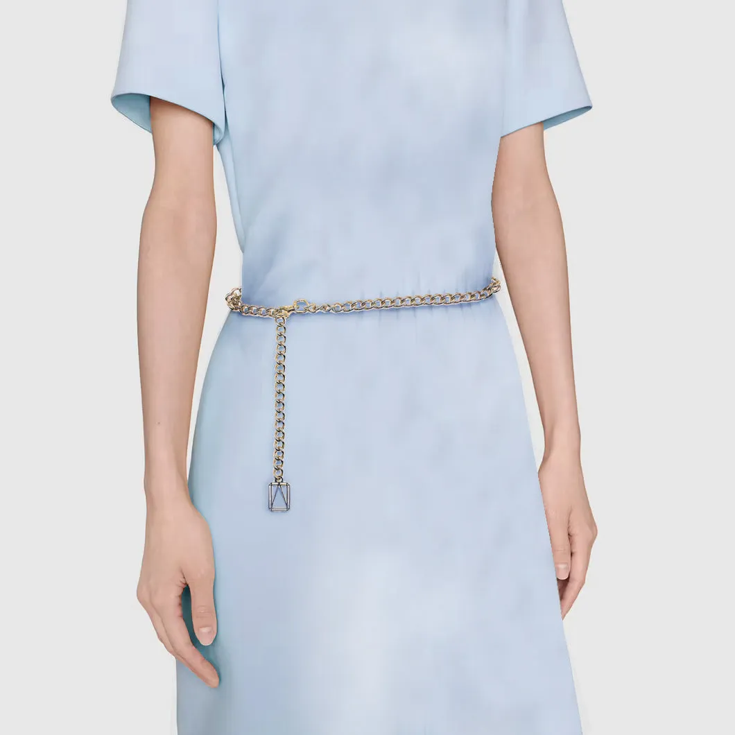 Luce Brass Chain Belt