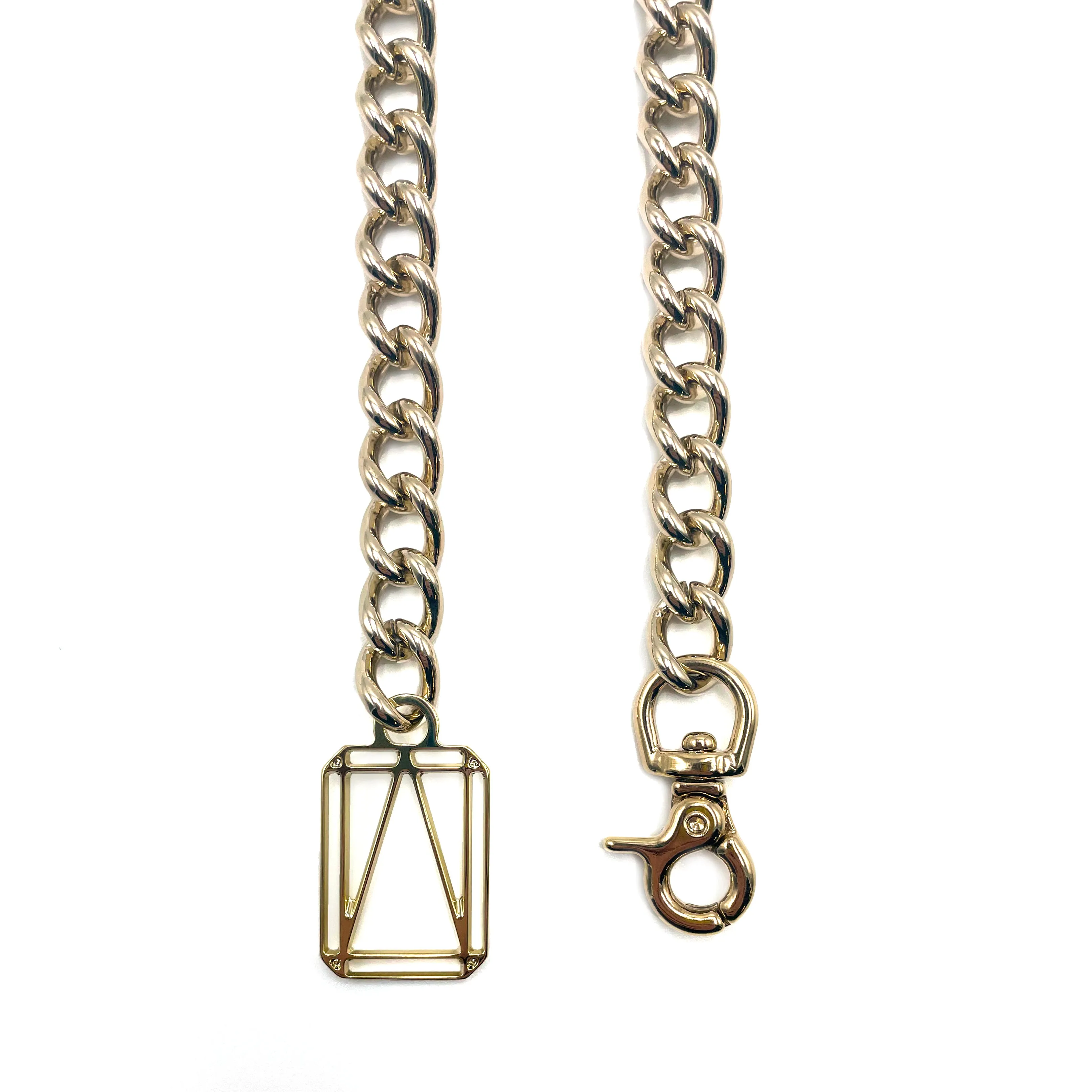 Luce Brass Chain Belt