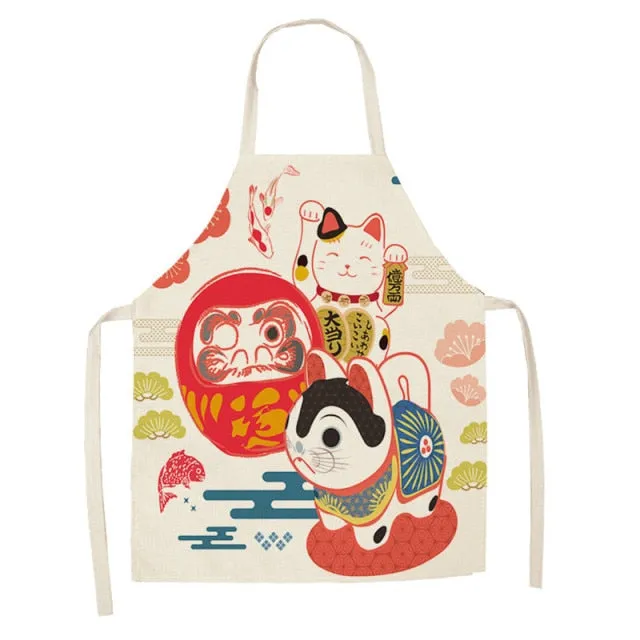 Lucky Cat Apron Kitchen