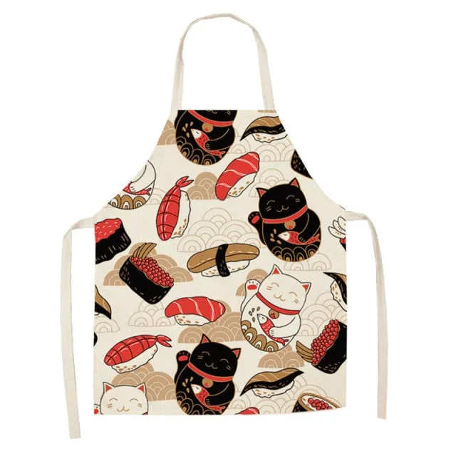 Lucky Cat Apron Kitchen