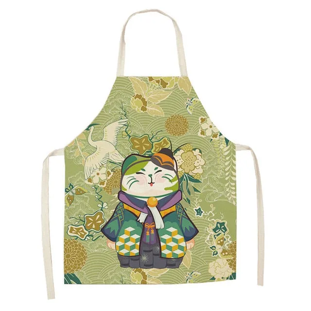 Lucky Cat Apron Kitchen