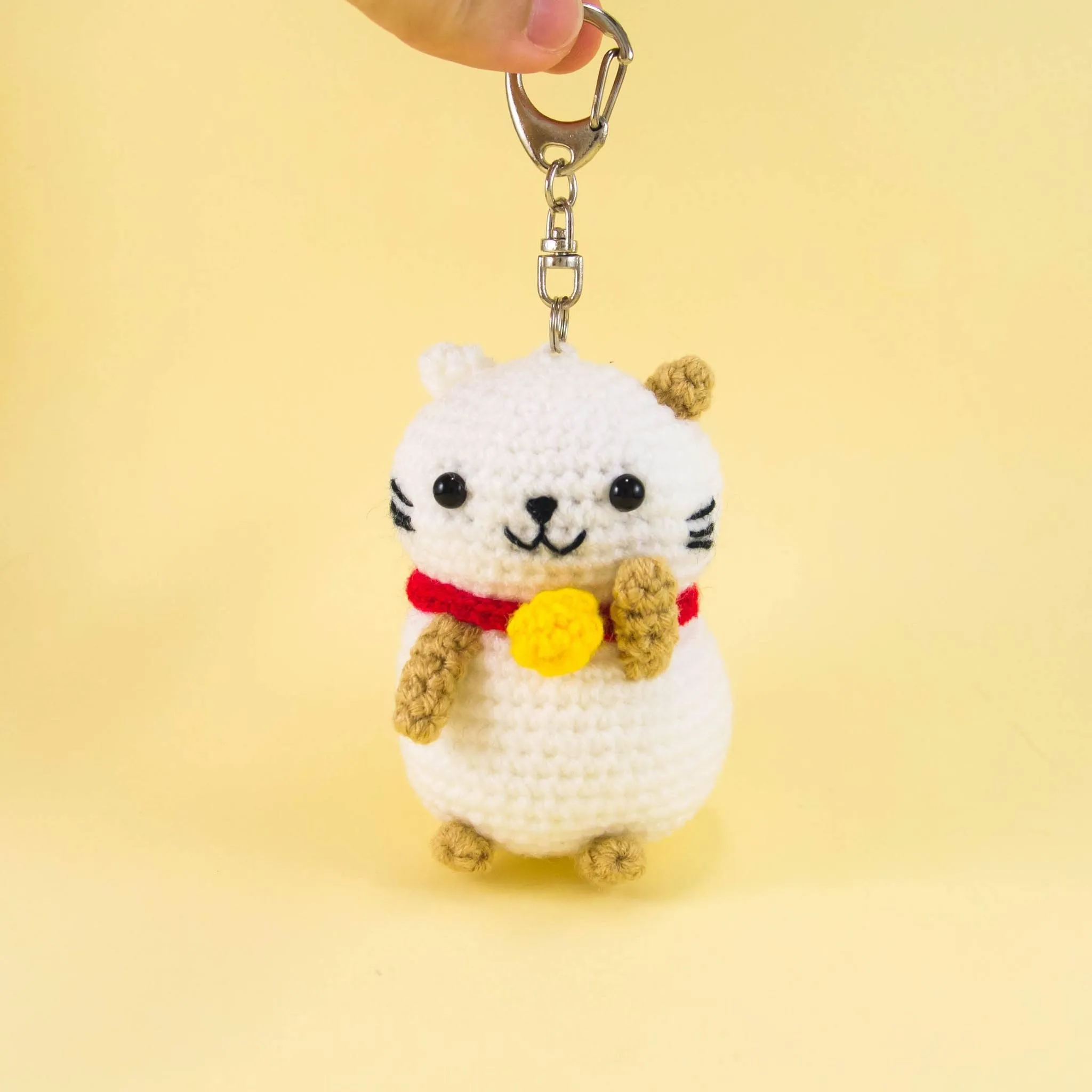 Lucky Cat Crochet Amigurumi