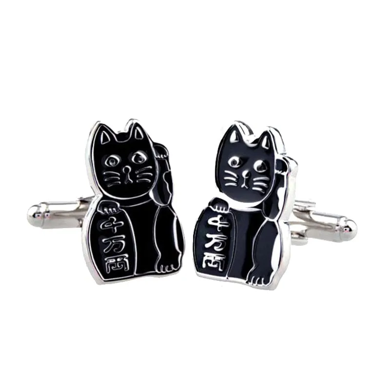 Lucky Cat Cufflinks