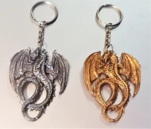 Lucky Flying Dragon KeyChain/Magnet/Christmas Ornament,Gift for Birthday/Xmas/New Year/Valentine/Thanksgiving/Window/Housewarming/GOT lover