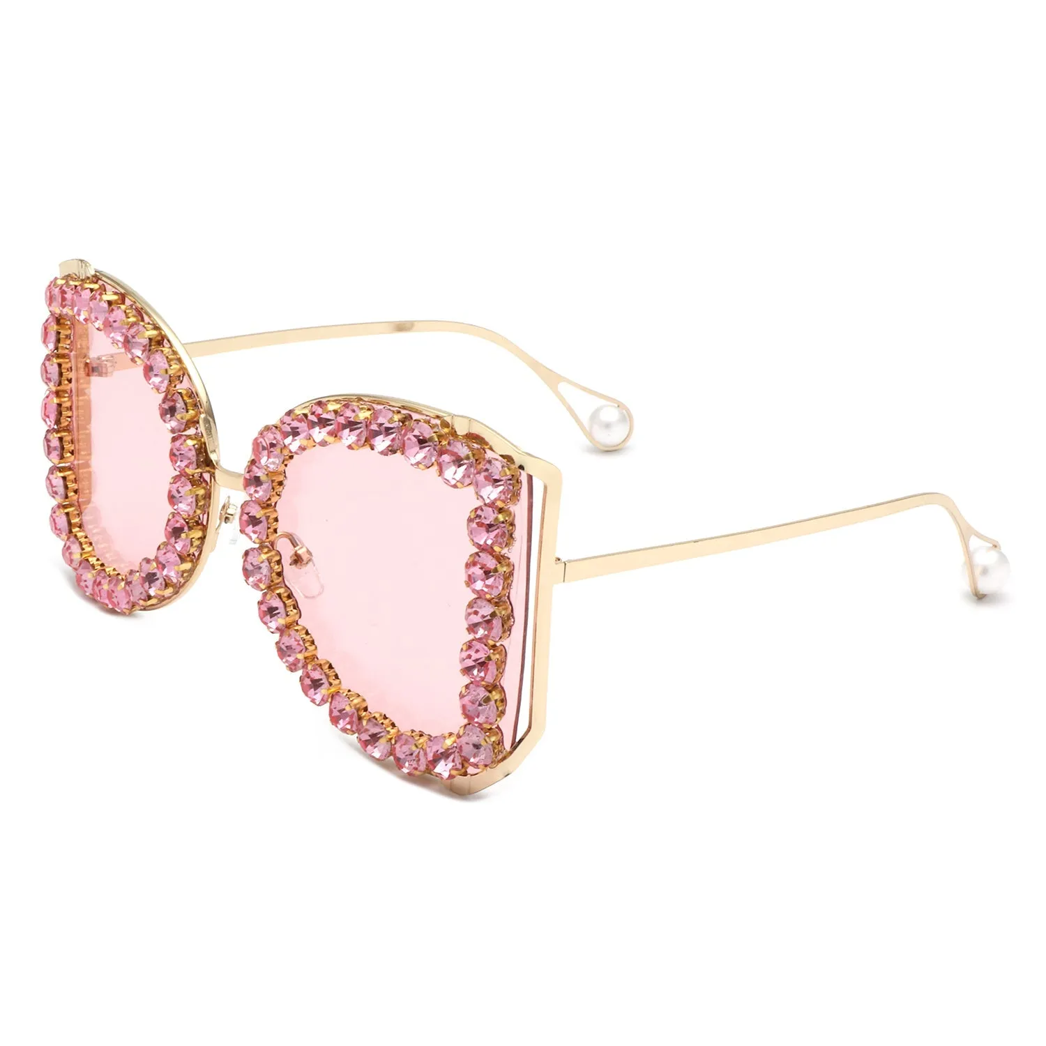Luxury Oversized Rhinestone Butterfly Women's Sunglasses