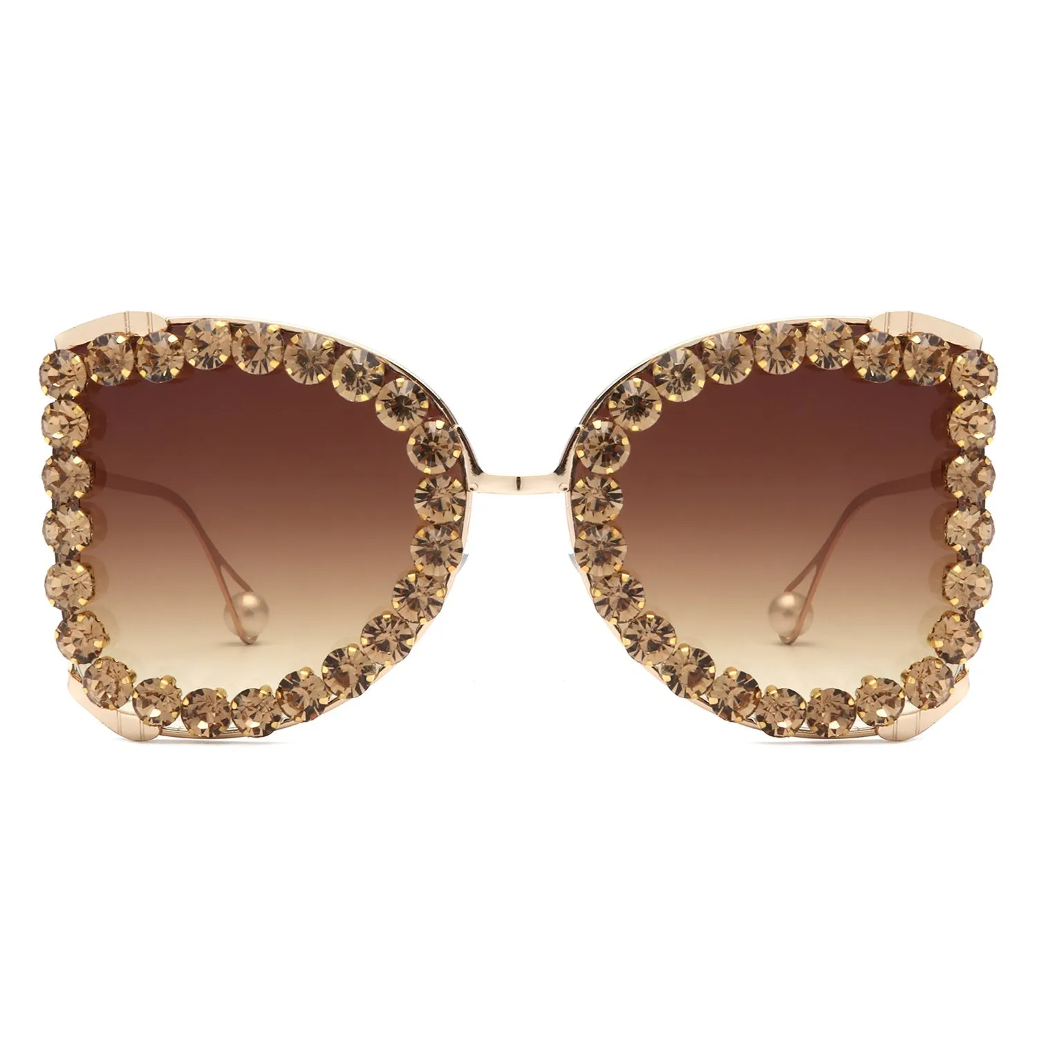 Luxury Oversized Rhinestone Butterfly Women's Sunglasses