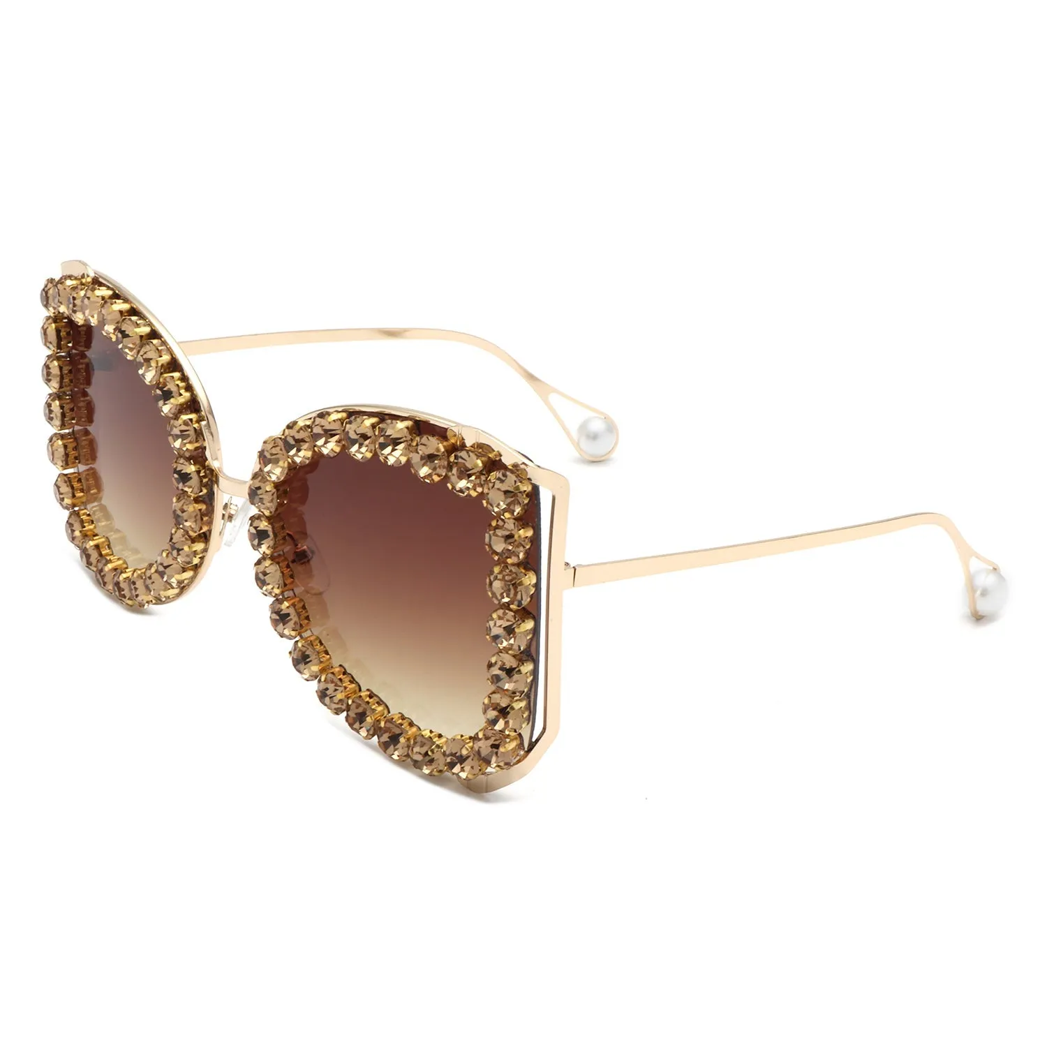 Luxury Oversized Rhinestone Butterfly Women's Sunglasses