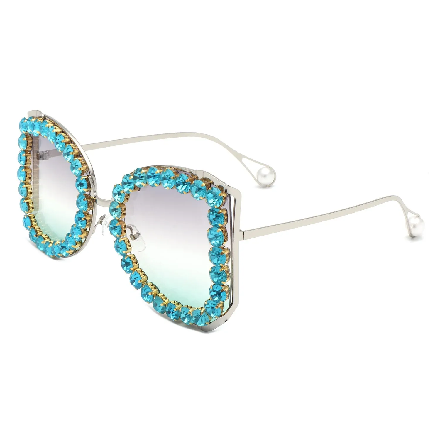 Luxury Oversized Rhinestone Butterfly Women's Sunglasses