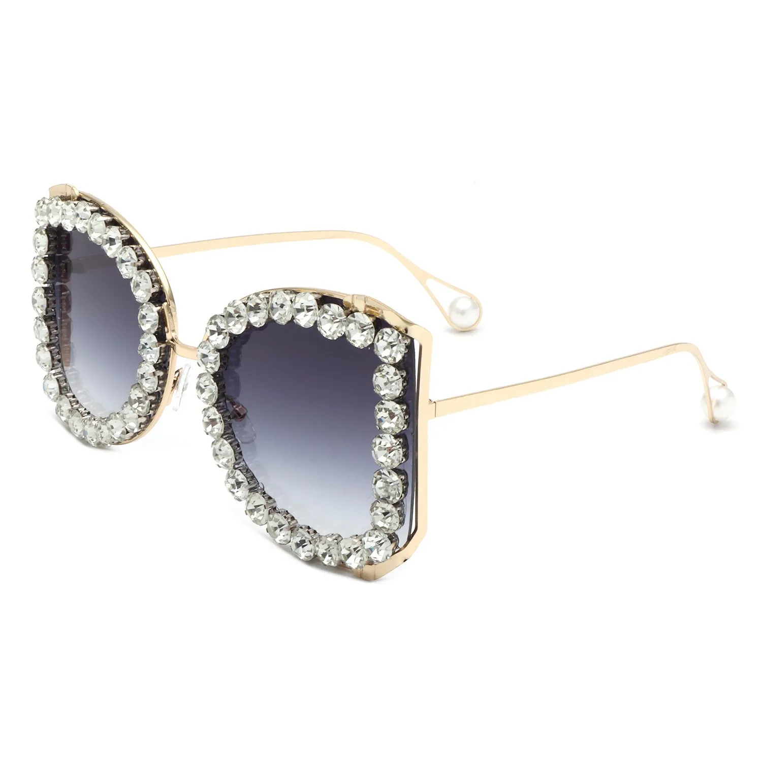 Luxury Oversized Rhinestone Butterfly Women's Sunglasses