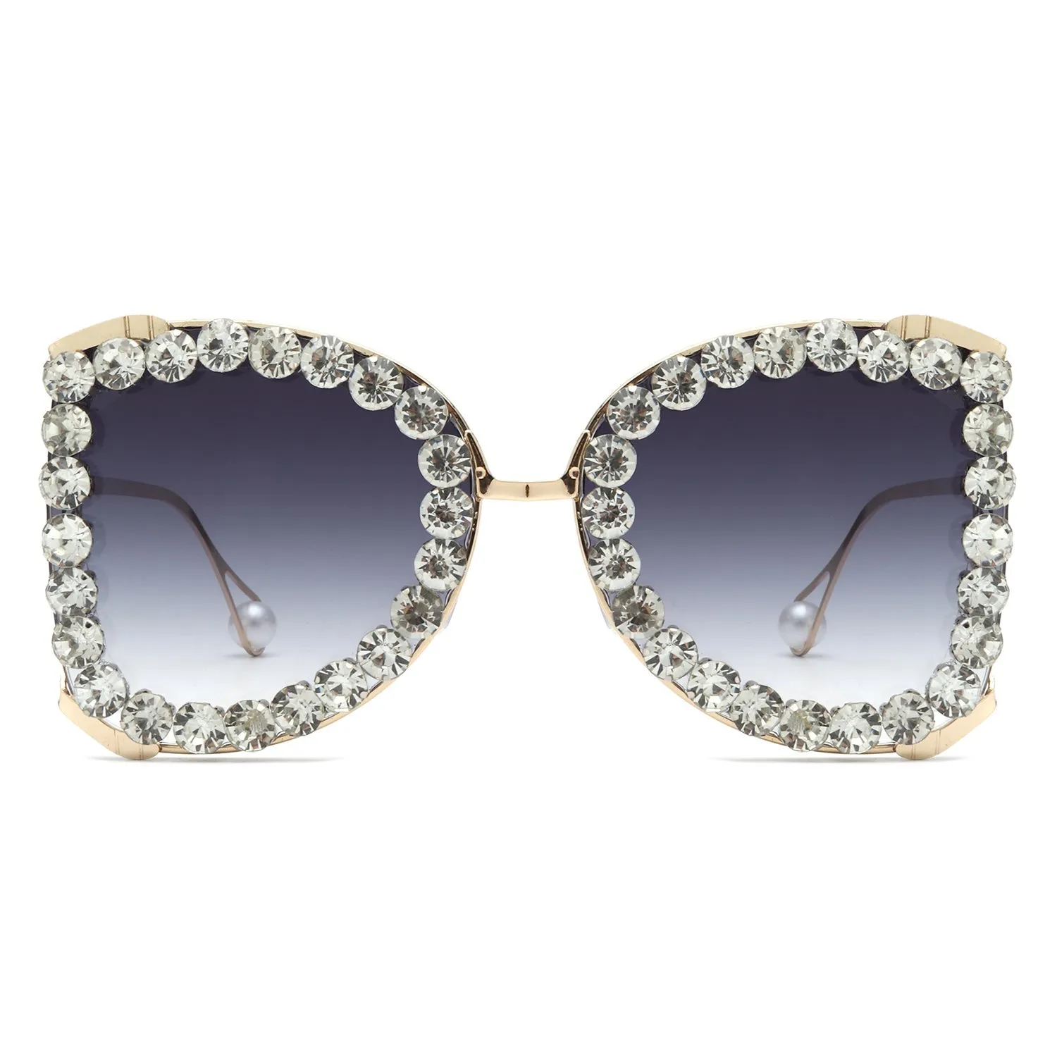 Luxury Oversized Rhinestone Butterfly Women's Sunglasses