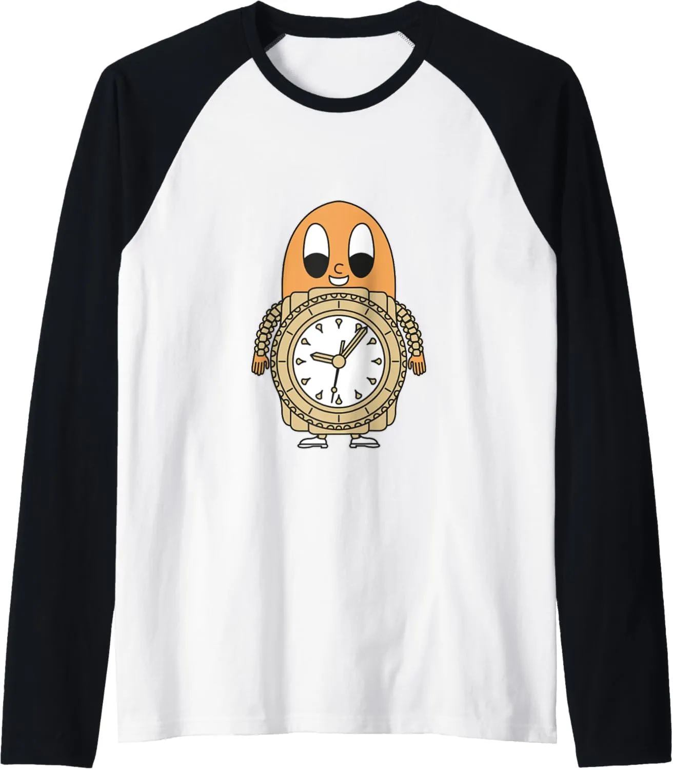 Luxury-Watch Egg Raglan Baseball Tee