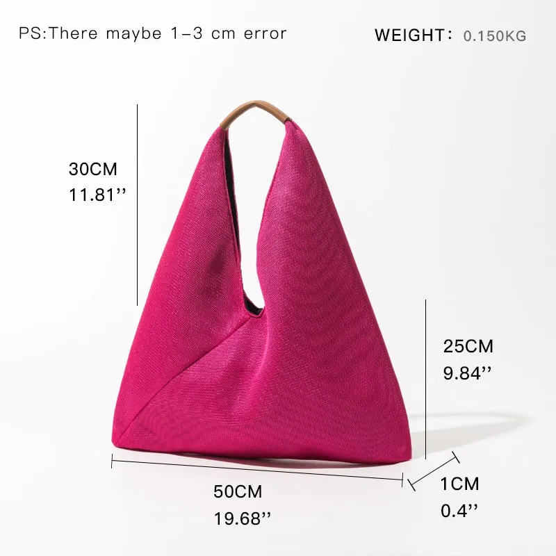 Lykke Origami Fold Nylon Canvas Bag