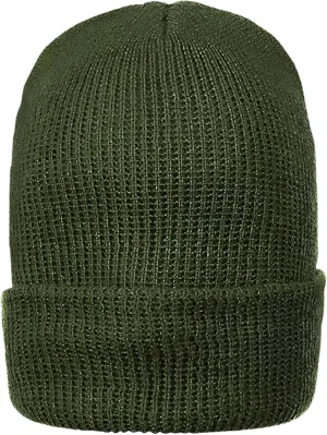 M MCGUIRE GEAR Warm Wool Military GI Watch Cap, 100% Wool US Made Tactical Beanie, Winter Hat for Men and Women - One Size