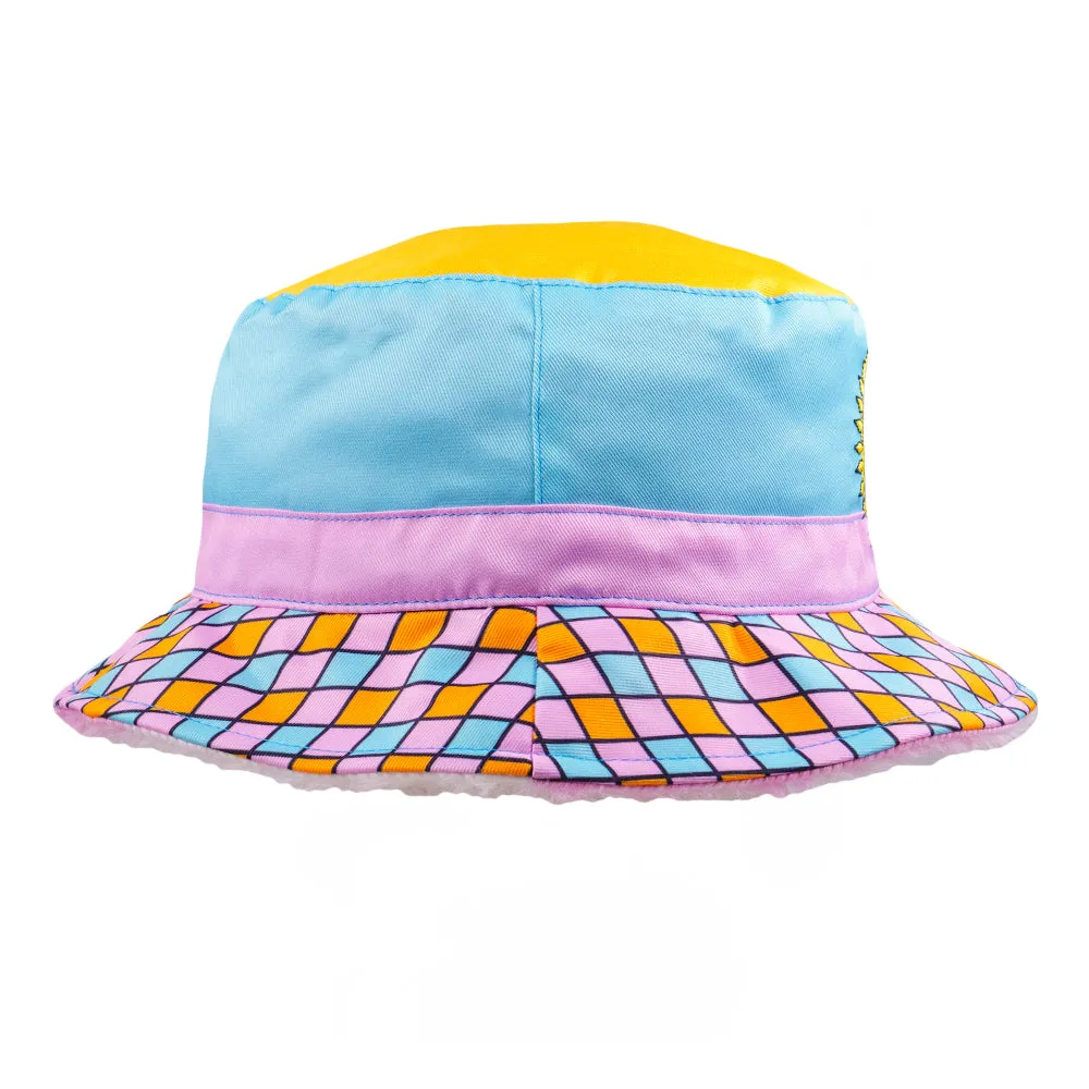 Maddy O'Neal Sunshine Furry Reversible Bucket Hat