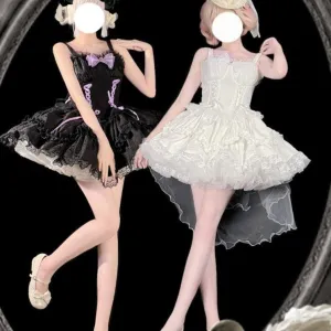 Madeleine's Ballet Opera    Dress with Petticoat Skirt Bottom Set Kawaii Academia Y2K Cottagecore Coquette Fairycore Dollette Princesscore Bottoms