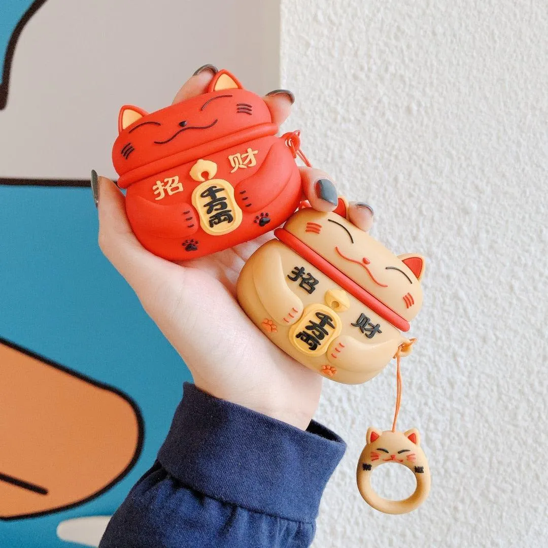 Maneki Neko Airpods Case