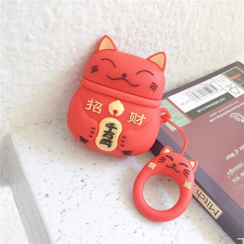 Maneki Neko Airpods Case