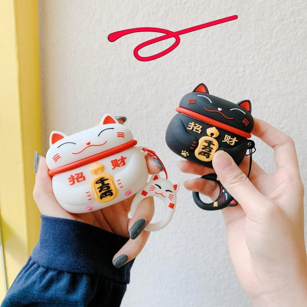 Maneki Neko Airpods Case