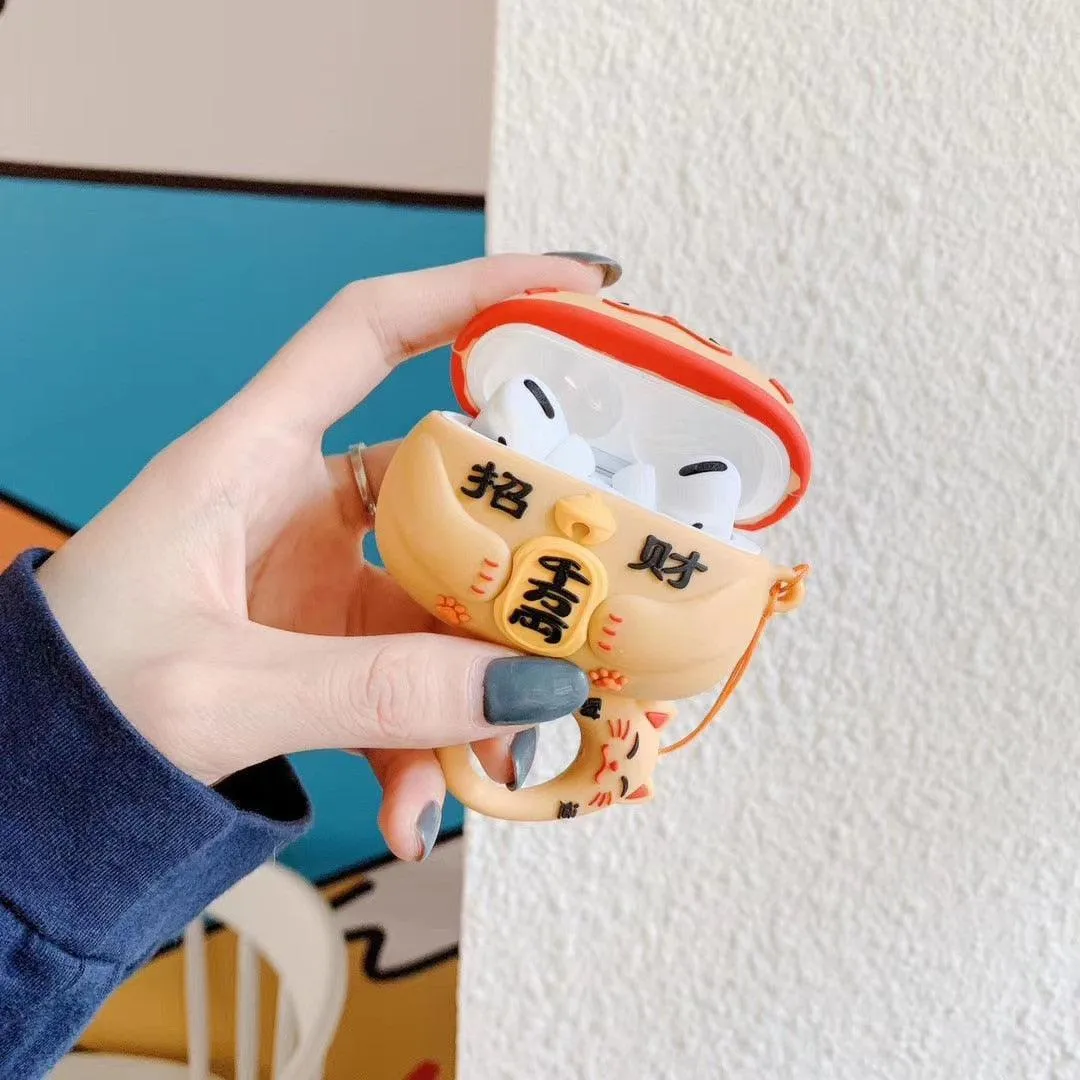 Maneki Neko Airpods Case