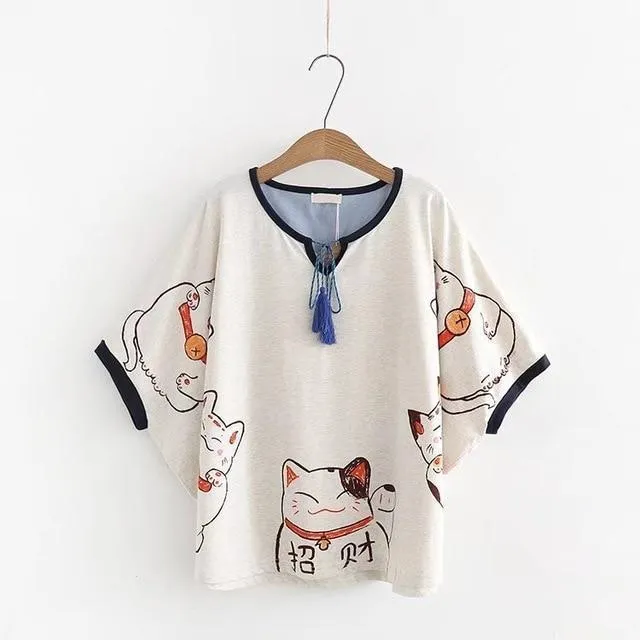 Maneki Neko Shirt