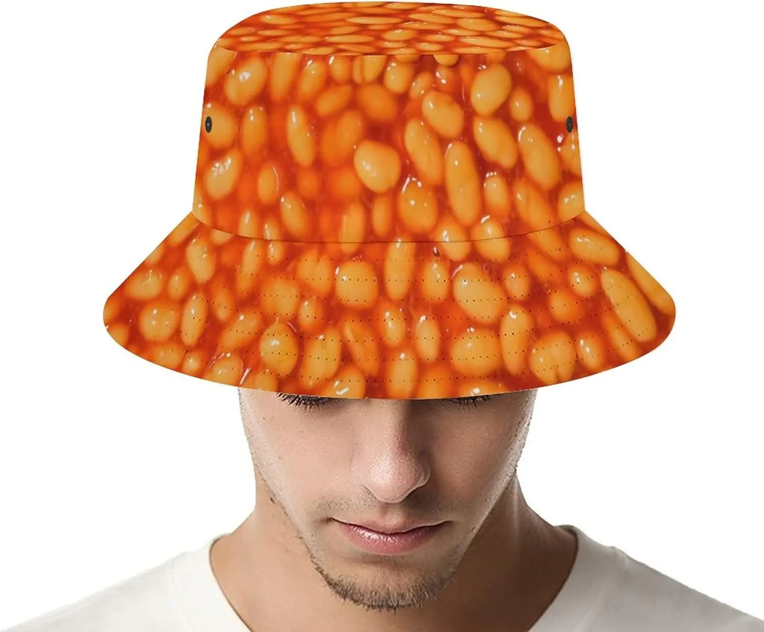 Marshmallow Bucket Hat Women Men Funny 3D Funny Food Fisherman Hat for Girls Cute Wide Brim Cap Beach Outdoor