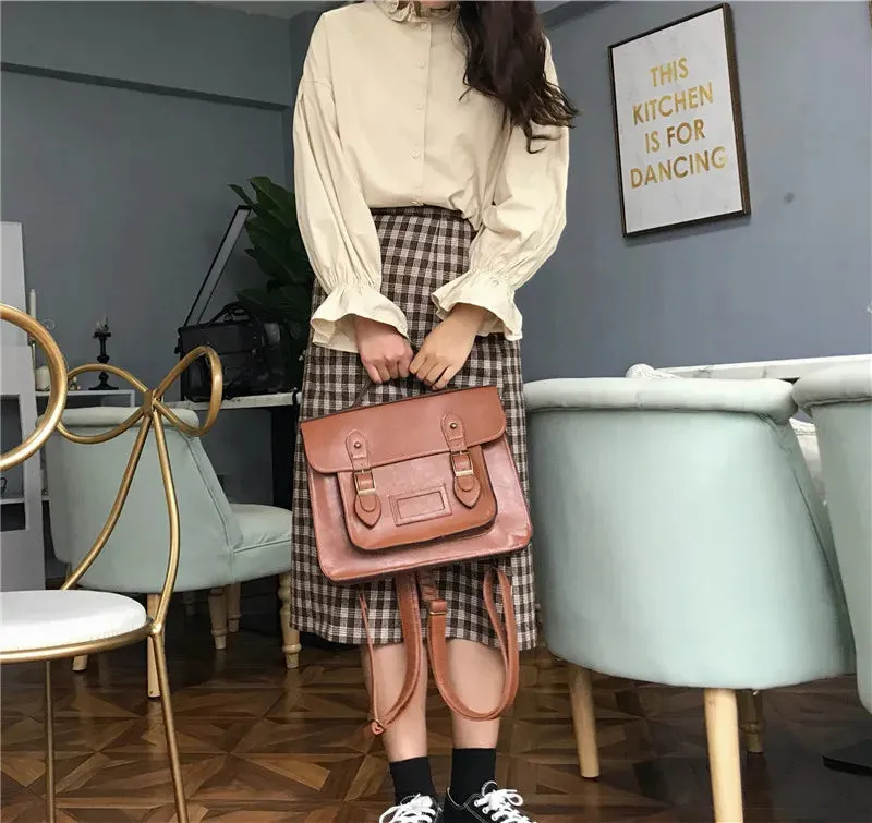 MAYTRENDS  -  Korean vintage Women Backpacks preppy style student backpack multifunctional female shoulder bag women school bag ladies Totes